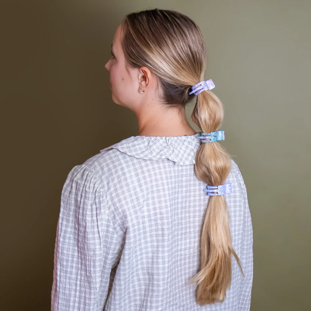 Botanical 2x Extra Long Teeth Hair Claw Clips - Image 4