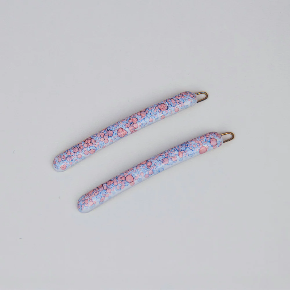 2x Botanical Narrow Hair Clips - Image 4