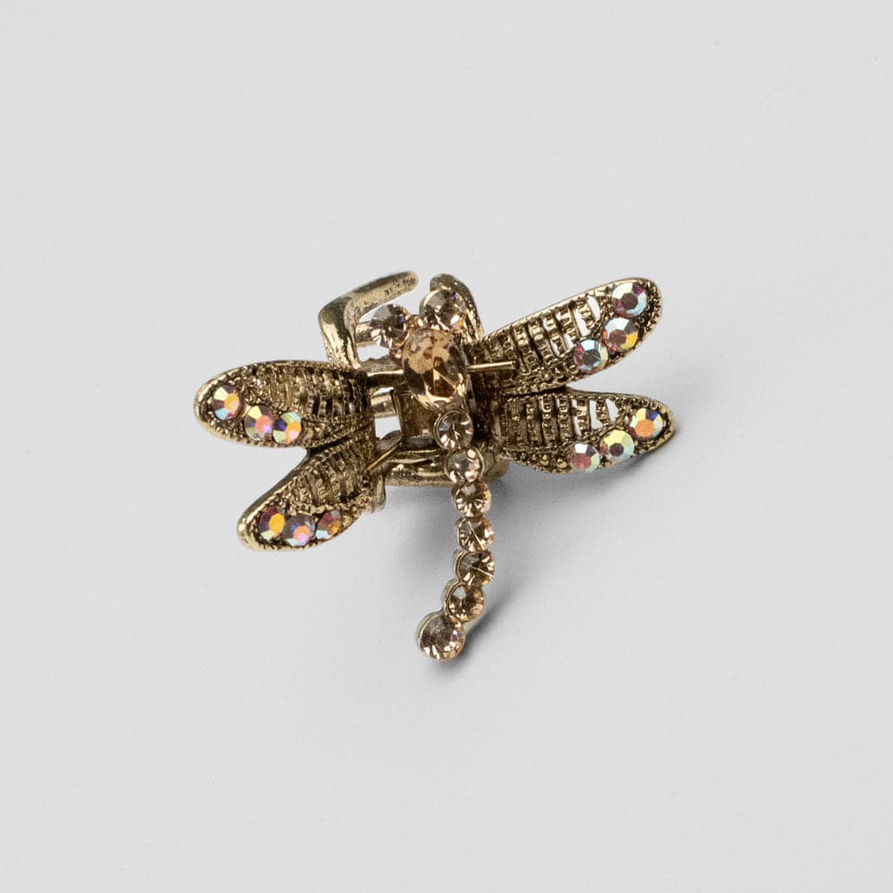 Mini Crystal Dragonfly Hair Claw Clip - Image 9