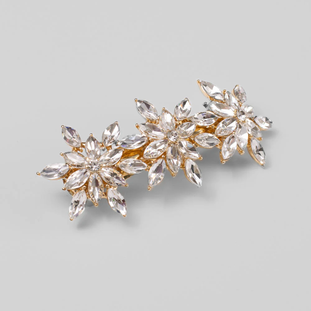 Crystal Floral Burst Barrette - Image 2